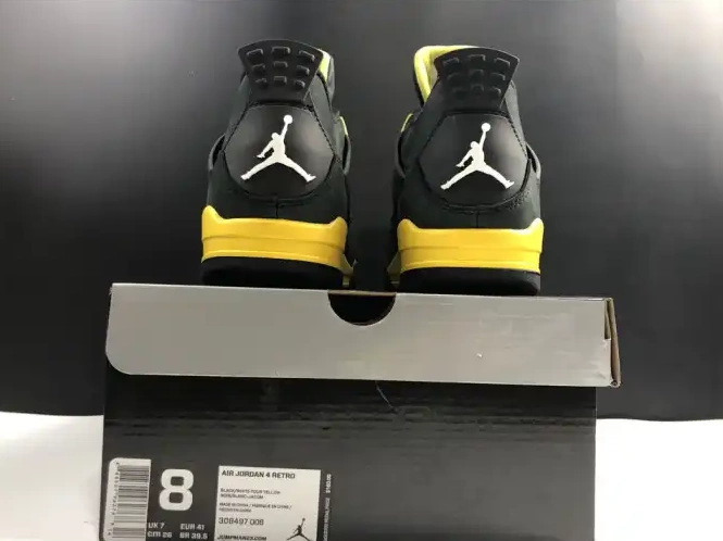 Chep Onekick Thunder Jordan Air 308497-008 4 Retro 0422